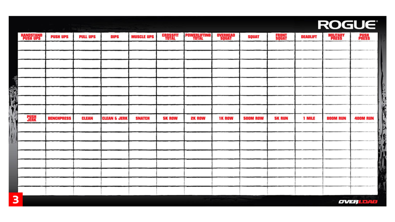 Home online gym whiteboard